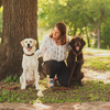 Chandler King Dog Trainer with two dogs